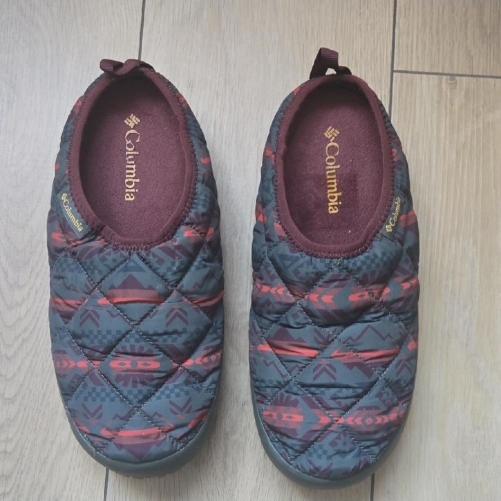 Columbia Omni-Heat Lazy Bend Camper Mens Slippers Sz 7 EU 40